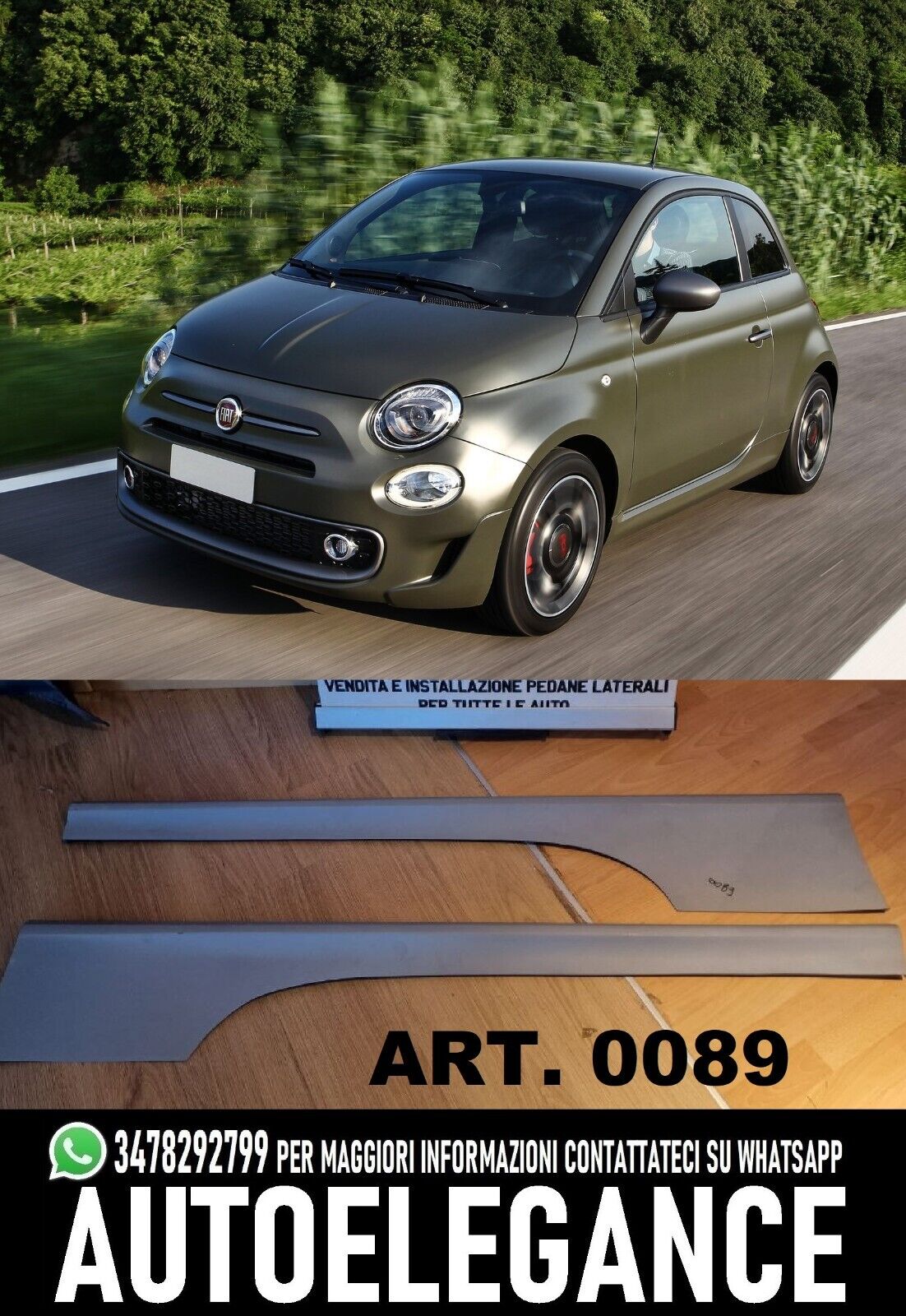 AUTOELEGANCETUNING - AUTOELEGANCETUNING - FIAT 500 2007+ SET