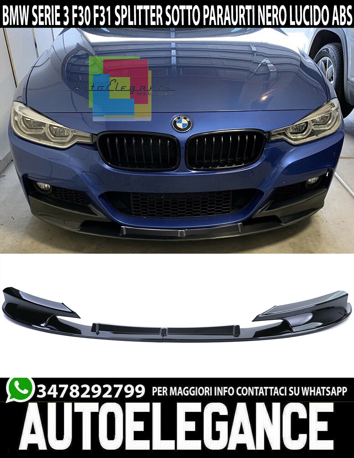 AUTOELEGANCETUNING - AUTOELEGANCETUNING - BMW COPPIA SPLITTER