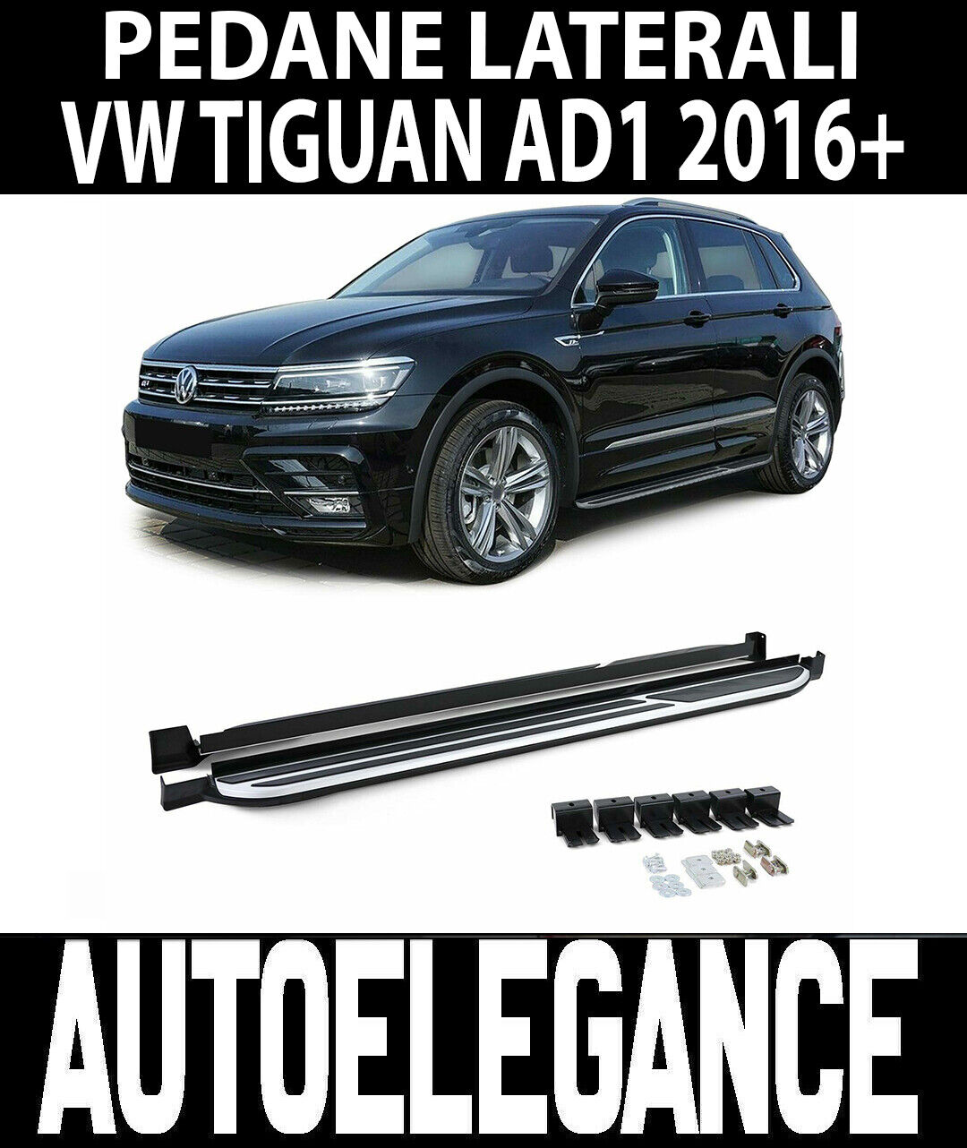 Paraurti anteriore per volkswagen tiguan 2016 in poi