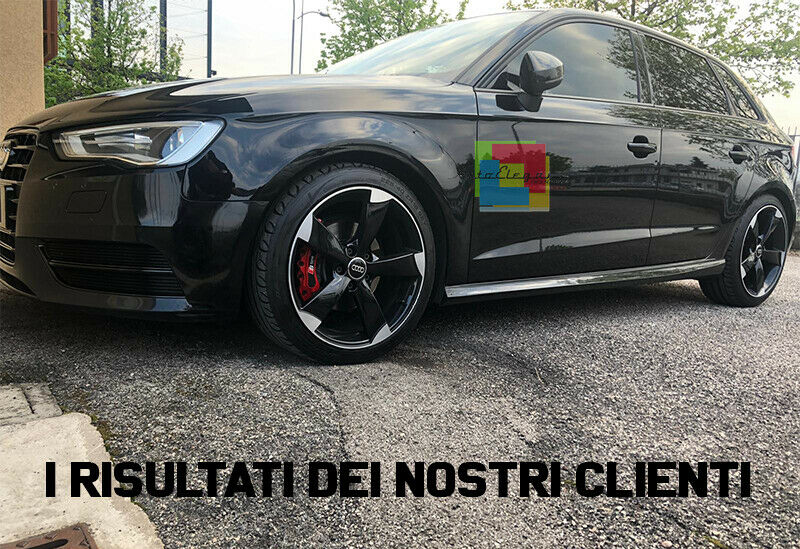 AUTOELEGANCETUNING - AUTOELEGANCETUNING - AUDI A3 8V SPORTBACK 2012+ SET  TAPPETINI IN GOMMA DI ALTA QUALITA