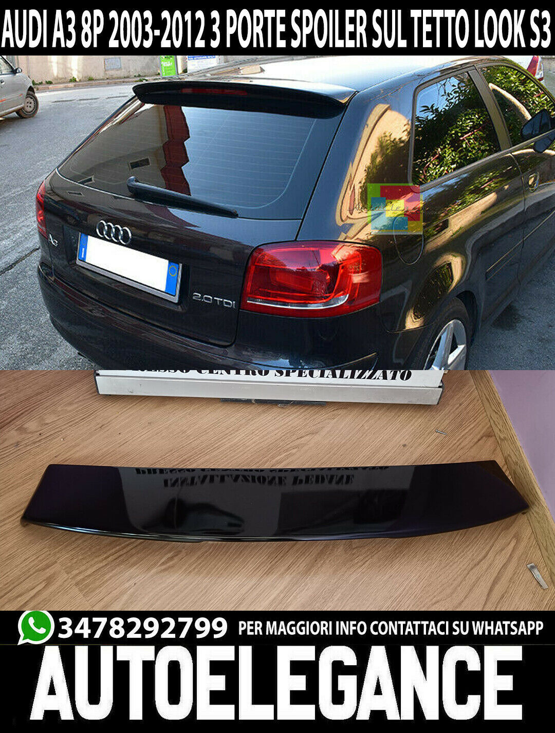 Tappetini auto Audi A3 8P Hatchback (2003 - 2012)