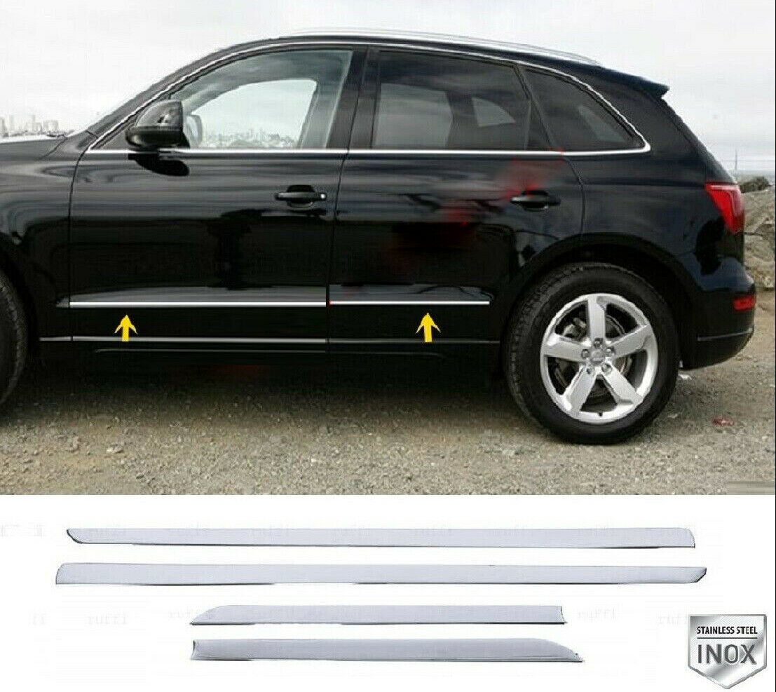 Rifinitura del Porta Posteriore Cromata in Acciaio Inossidabile 1 pezzi per Audi  Q5 R8 2008-2014 2015 2016 2017, Modanatura per Portellone Dell'auto Trim  Accessori : : Auto e Moto